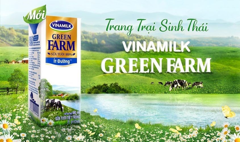 Thùng 48 hộp sữa tươi Vinamilk Green Farm ít đường 110 ml Thùng 48 hộp sữa tươi Vinamilk Green Farm ít đường 110 ml