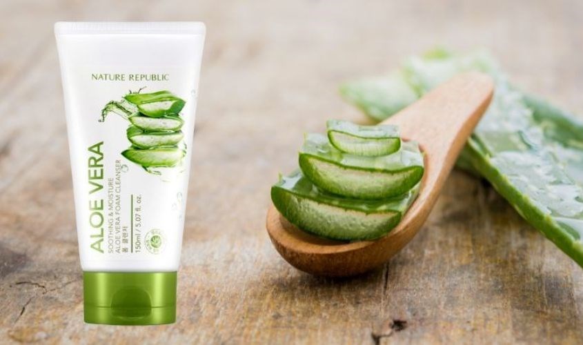 Sữa rửa mặt chiết xuất Lô Hội Nature Republic Soothing & Moisture 150 ml