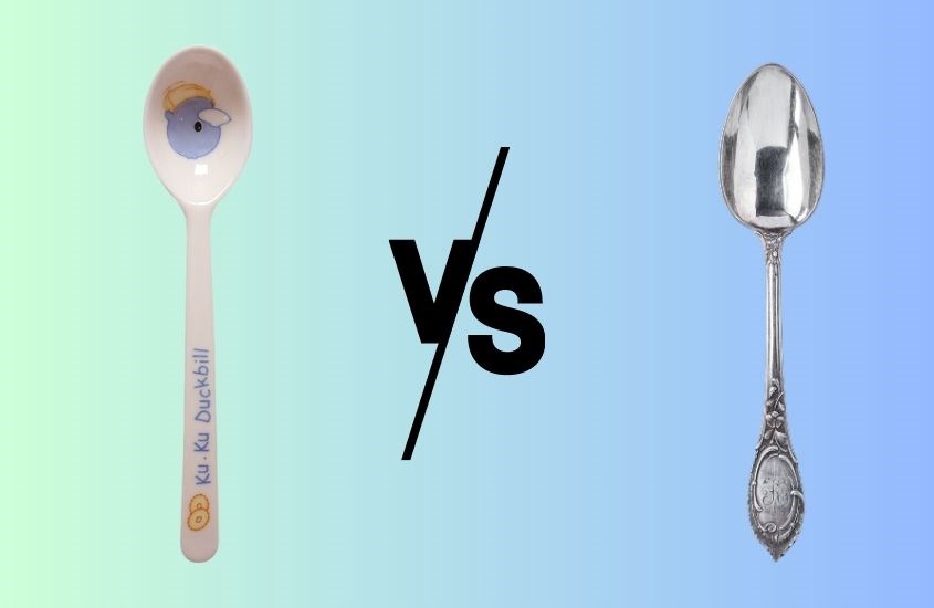 So sánh muỗng ăn dặm và muỗng thường