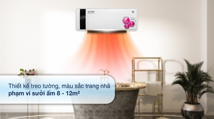 Máy sưởi gốm Ceramic Mutosi MCH-2000 đến từ thương hiệu Mutosi uy tín của Việt Nam