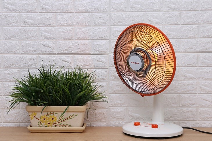 Quạt sưởi Sunhouse SHD7005 có khả năng làm ấm nhanh, tiết kiệm điện