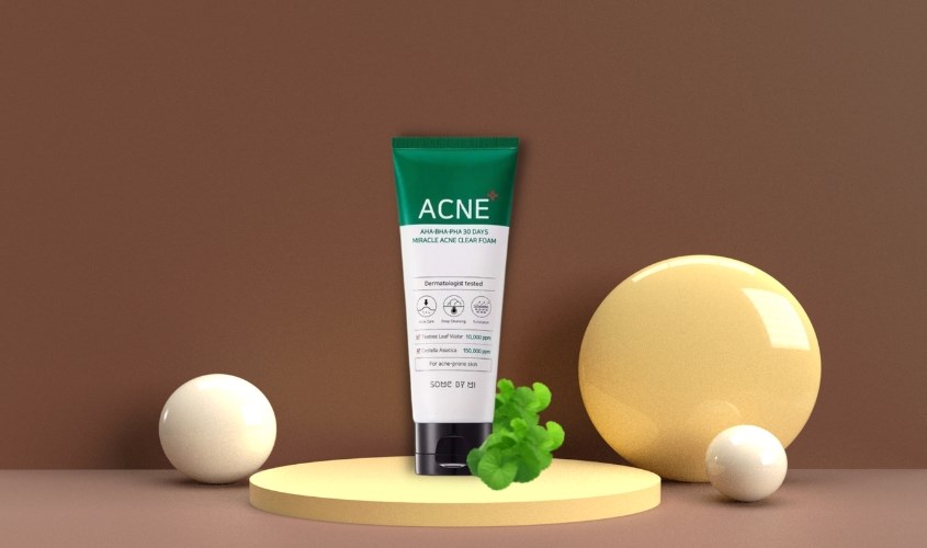 Sữa rửa mặt làm dịu da mụn Some By Mi AHA-BHA-PHA 30 Days Miracle 100 ml