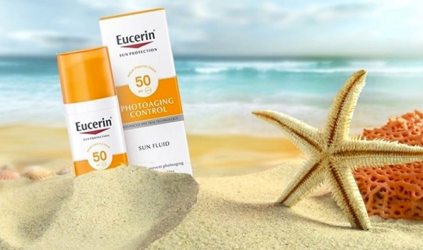 Kem chống nắng cho da khô Eucerin Sun Fluid Photoaging Control SPF 50