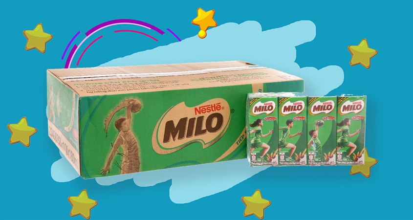 Thùng 48 hộp thức uống lúa mạch Nestlé Milo 115 ml Thùng 48 hộp thức uống lúa mạch Nestlé Milo 115 ml