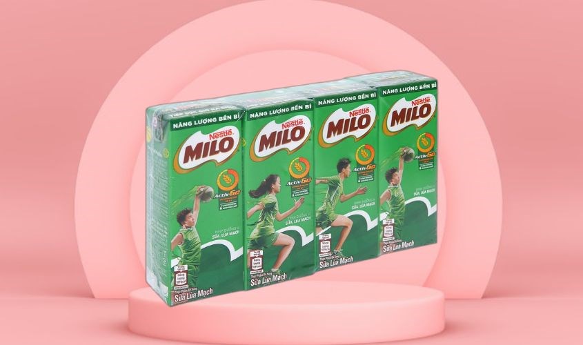 Lốc 4 hộp thức uống lúa mạch Nestlé Milo Active Go 180 ml (từ 6 tuổi) Lốc 4 hộp thức uống lúa mạch Nestlé Milo Active Go 180 ml (từ 6 tuổi)