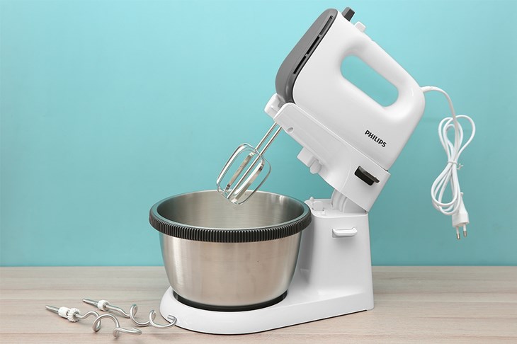 Máy đánh trứng Philips HR3750/00 có công suất máy 450W, máy tháo rời dễ dàng