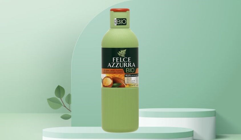 Sữa tắm hữu cơ Felce Azzurra dầu argan và mật ong 500 ml