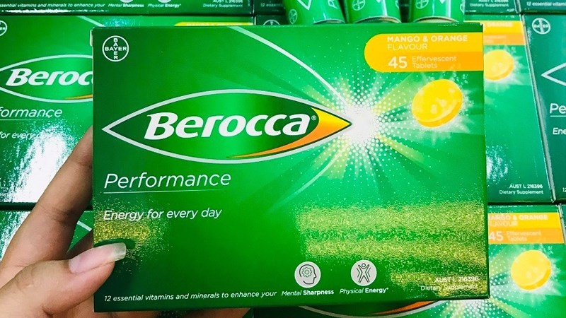 Viên sủi Berocca giúp bổ sung vitamin và khoáng chất Viên sủi Berocca giúp bổ sung vitamin và khoáng chất