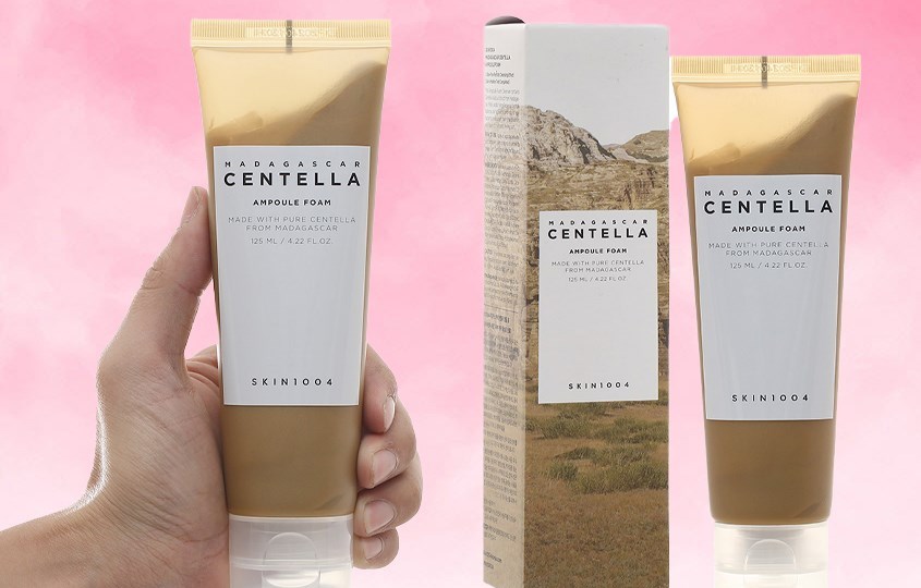 Sữa rửa mặt chiết xuất Rau Má Skin1004 Madagascar Centella Ampoule Foam 125 ml