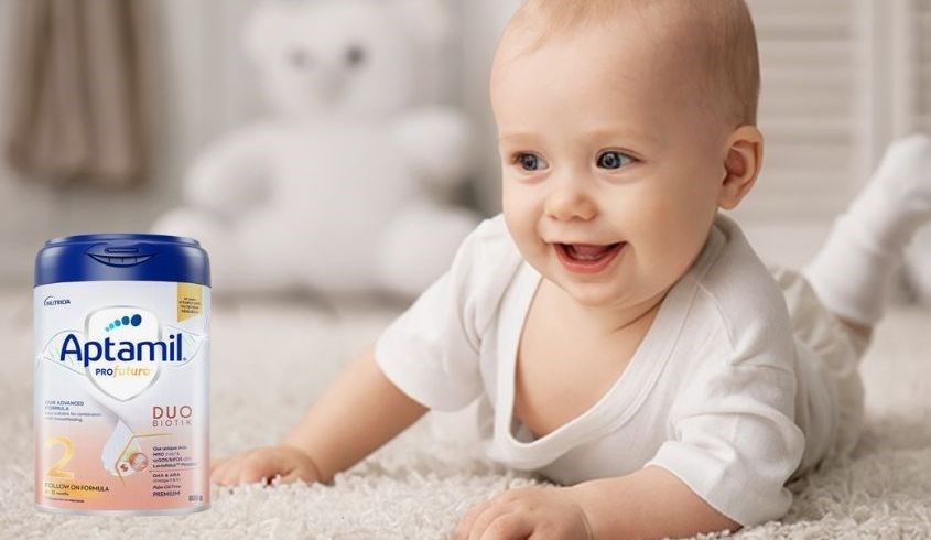 Sữa bột Aptamil Profutura Duobiotik số 2 vị nhạt thanh 800g (6 - 12 tháng)