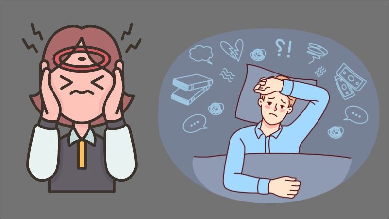 Đau đầu hay mất ngủ cũng có thể là triệu chứng của ngưng thở khi ngủ