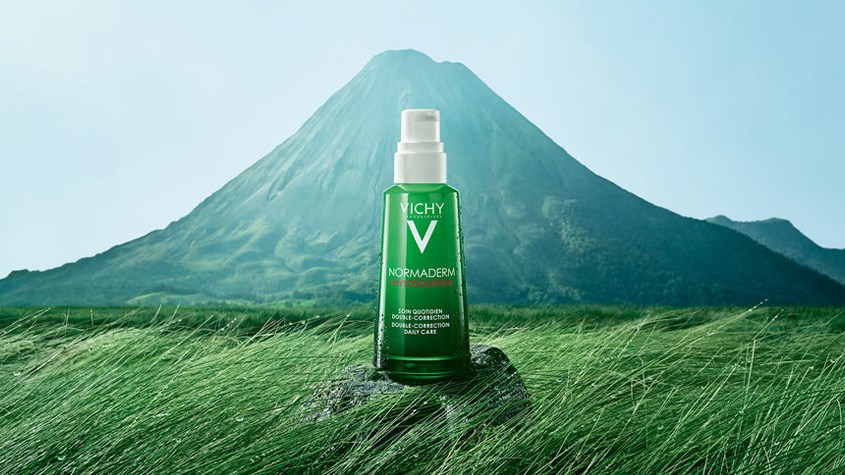 Gel sữa giảm mụn và che khuyết điểm cho da mụn Vichy Normaderm Phytosolution 50 ml