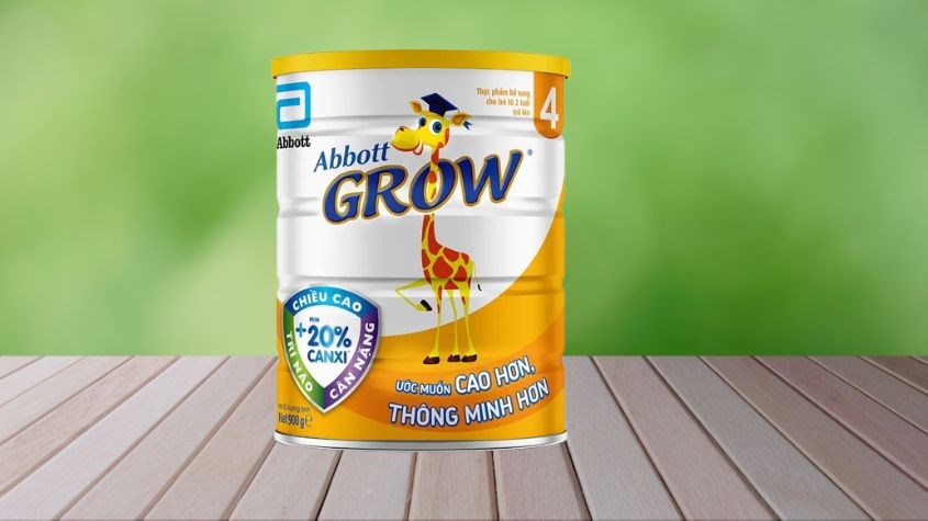 Sữa bột Abbott Grow số 4 hương vani 900g