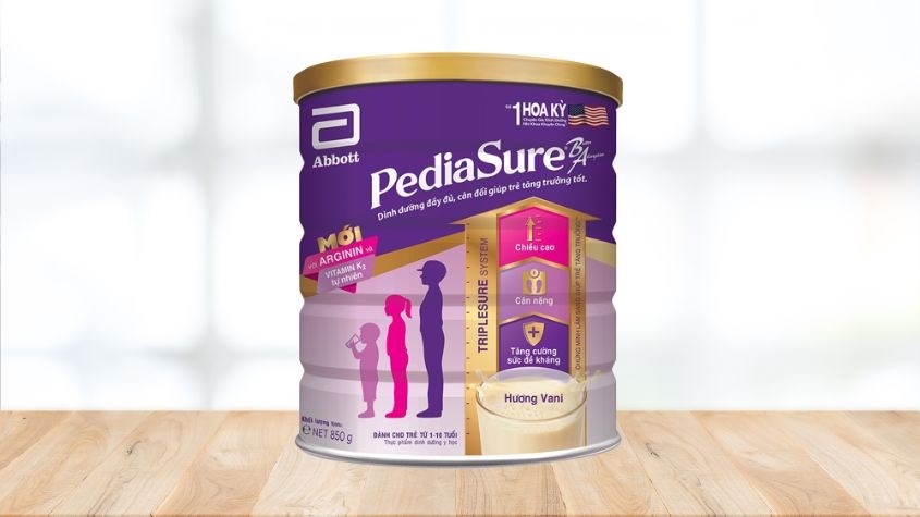 Sữa bột Abbott PediaSure BA hương vani 850g 