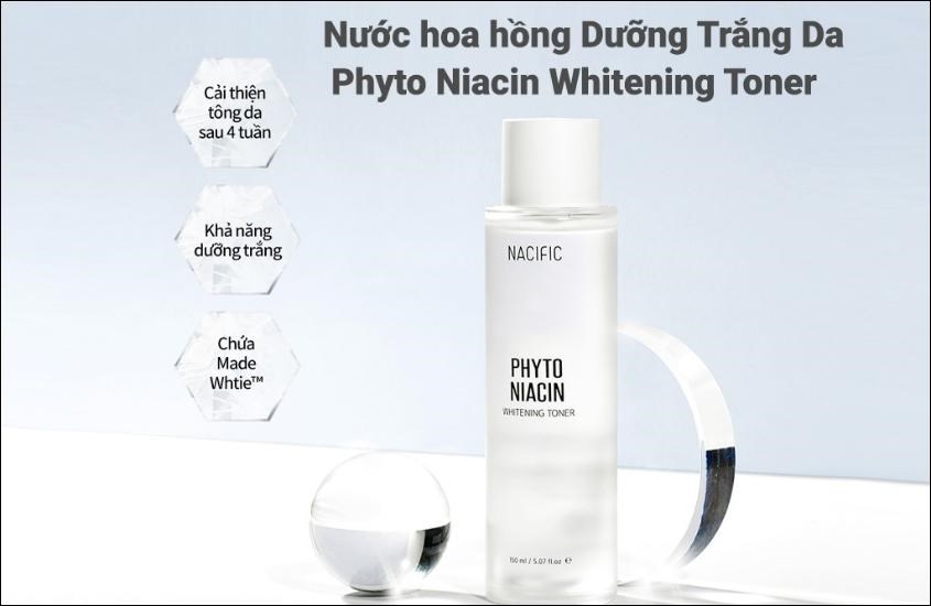 Toner dưỡng trắng da Nacific Phyto Niacin Whitening 5% Niacinamide 150 ml