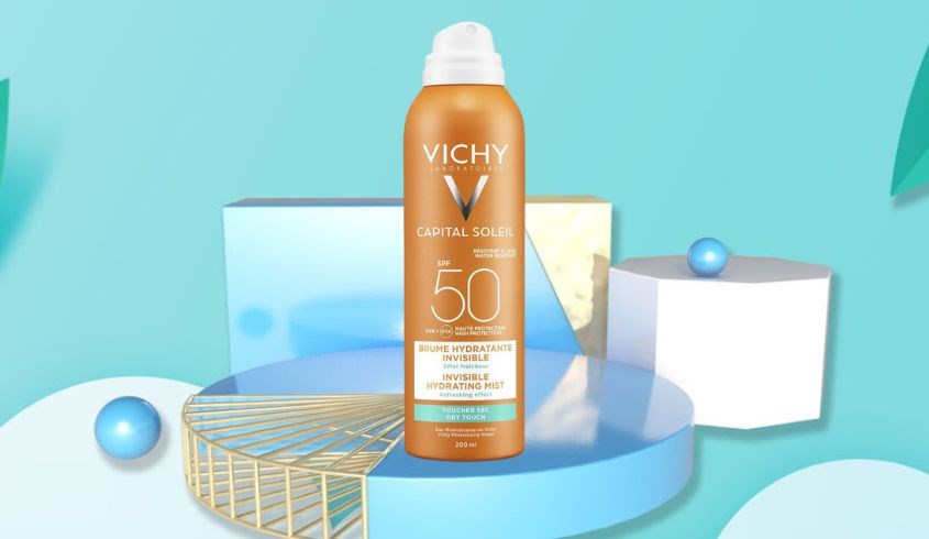Kem chống nắng Vichy Ideal Soleil SPF 50 PA+++ Invisible Hydrating Mist đem lại sự tiện lợi cho người dùng