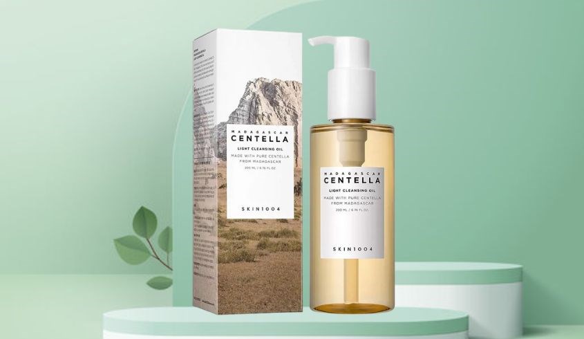 Dầu tẩy trang chiết xuất Rau Má Skin1004 Madagascar Centella Light Cleansing Oil 200 ml
