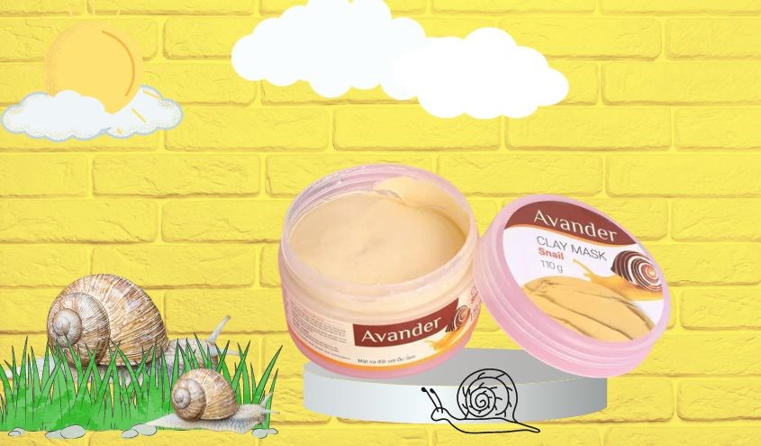 Mặt nạ Đất Sét Ốc Sên Avander Clay Mask - Snail