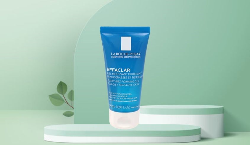 Gel rửa mặt làm dịu và giảm kích ứng cho da dầu mụn và da nhạy cảm La Roche-Posay Effaclar 50 ml