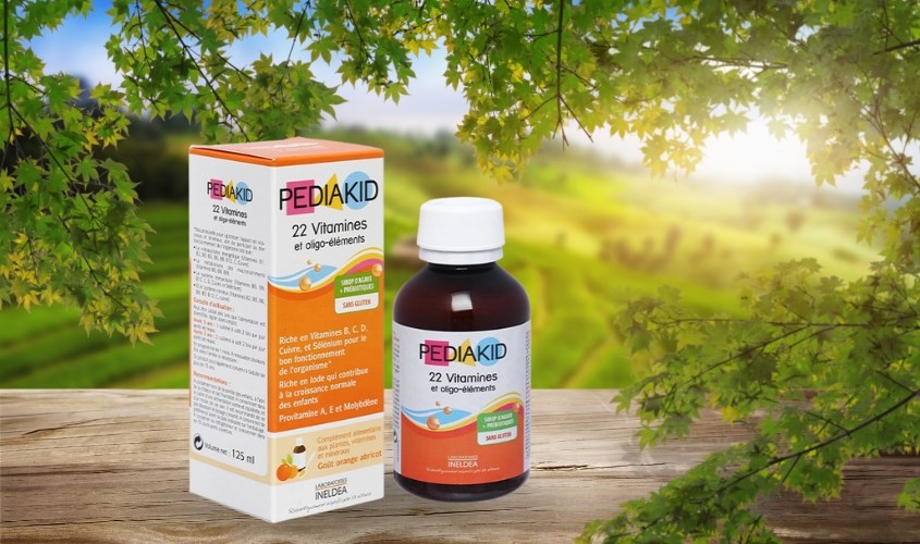 Siro Pediakid 22 Vitamines bổ sung vitamin và khoáng chất 125 ml (từ 1 tuổi)