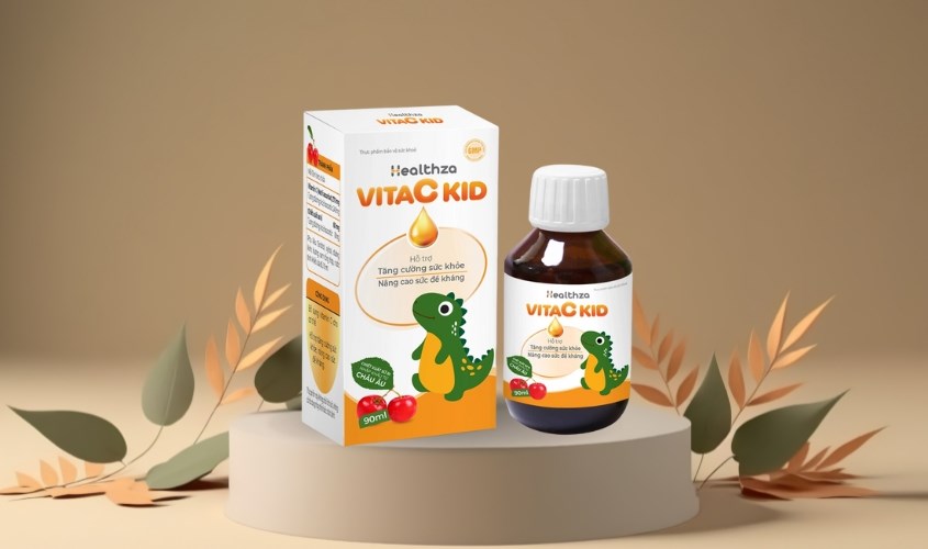 Siro Healthza VitaC Kid giúp tăng cường sức đề kháng 90 ml (từ 2 tuổi)