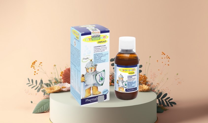 Siro Fitobimbi Immuno bổ sung vitamin 200 ml (6 tháng - 12 tuổi)