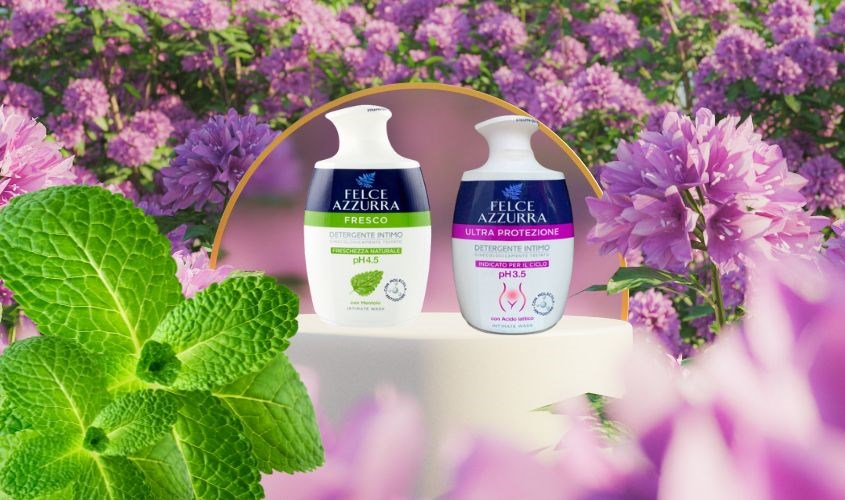 Dung dịch Felce Azzurra được chiết xuất từ thành phần tự nhiên an toàn cho làn da