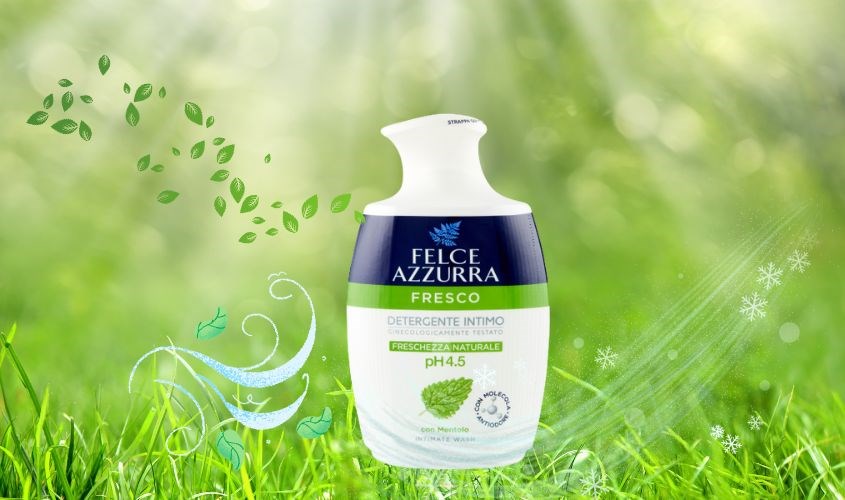 Dung dịch vệ sinh giúp vùng kín luôn khô thoáng và làm sạch nhẹ nhàng