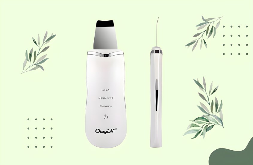 Máy làm sạch lỗ chân lông và tẩy da chết CkeyiN bằng công nghệ siêu âm