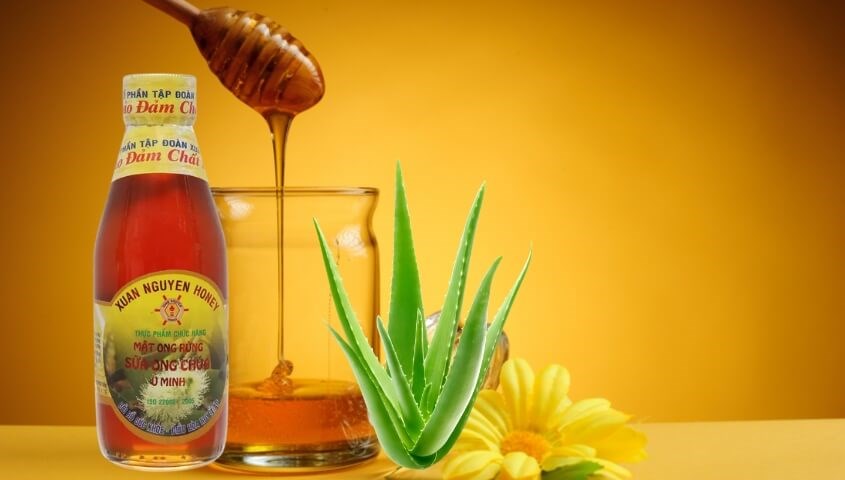 Mật ong rừng nguyên chất pha sữa ong chúa U Minh Xuân Nguyên 200 ml