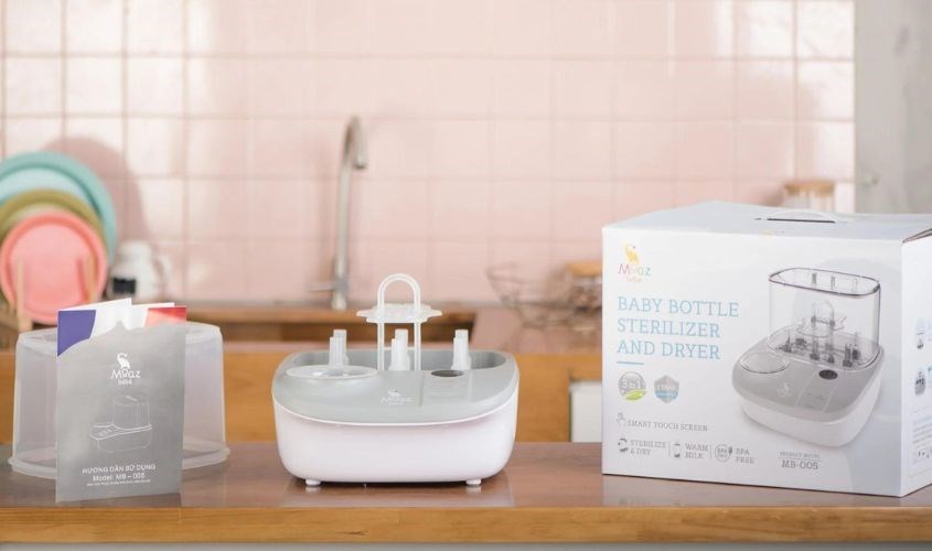 Máy tiệt trùng sấy khô và hâm sữa Moaz BéBé MB-005
