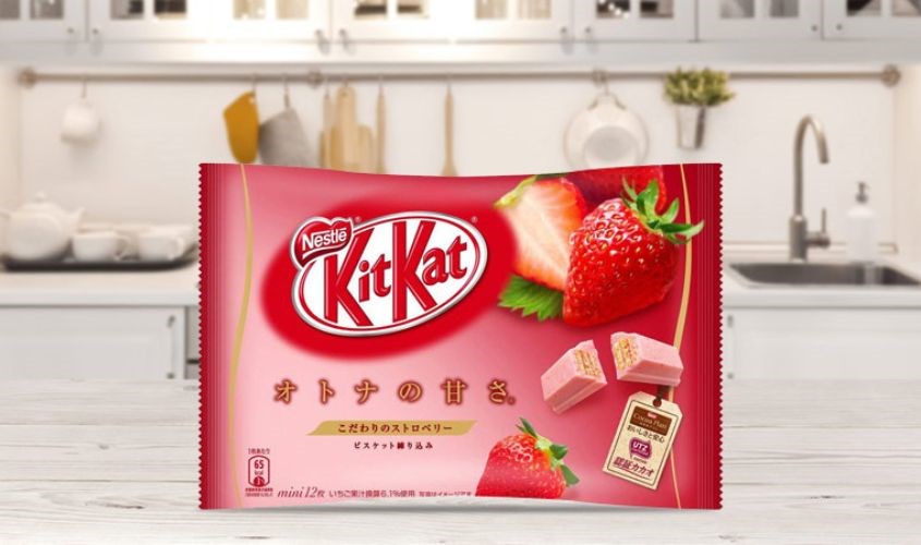 Kẹo Kitkat vị dâu