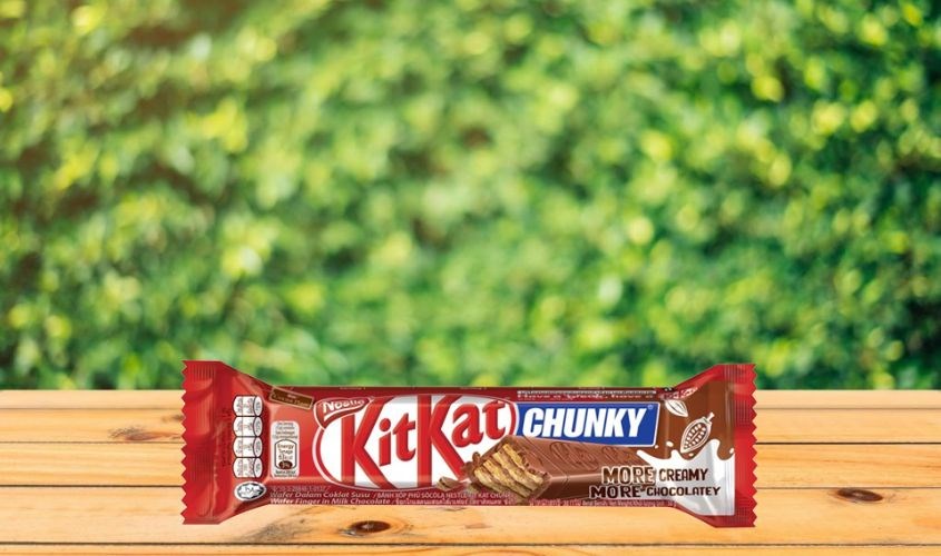 Bánh xốp phủ socola KitKat Chunky 38g (từ 3 tuổi)