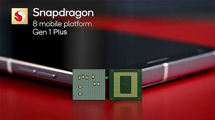 Vi xử lý Snapdragon 8+ Gen 1 tân tiến giúp hỗ trợ các thao tác trên điện thoại chạy một cách nhanh hơn