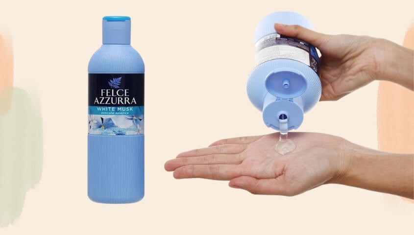 Sữa tắm nước hoa Felce Azzurra hương xạ hương trắng 650 ml Sữa tắm nước hoa Felce Azzurra hương xạ hương trắng 650 ml