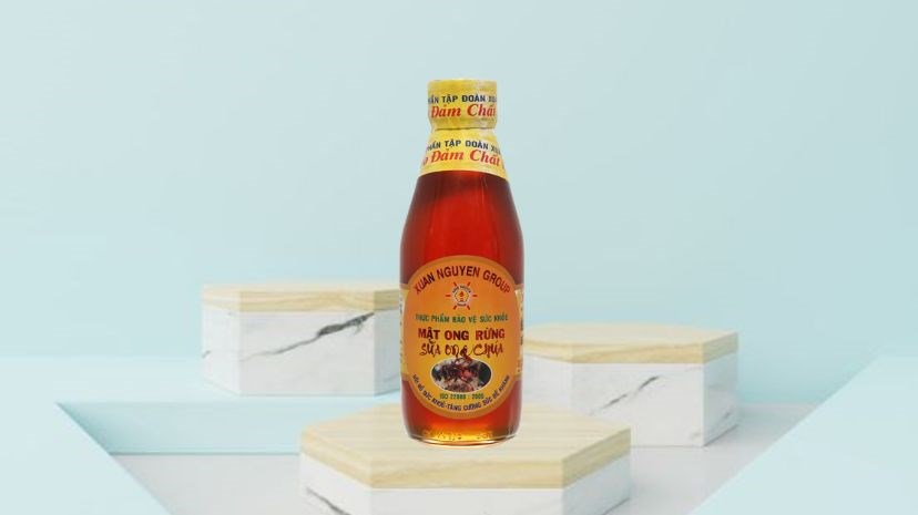 Mật ong rừng nguyên chất pha sữa ong chúa Xuân Nguyên 200 ml