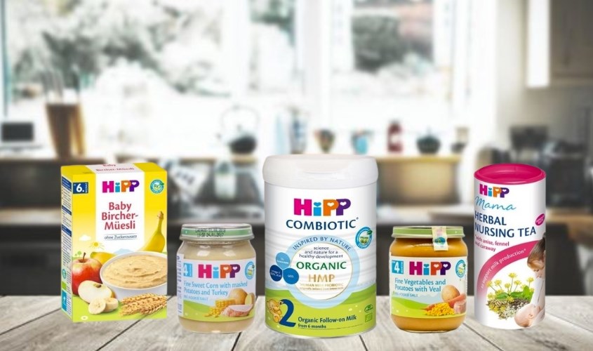 HiPP là một thương hiệu thực phẩm hữu cơ cho trẻ em nổi tiếng của Đức 