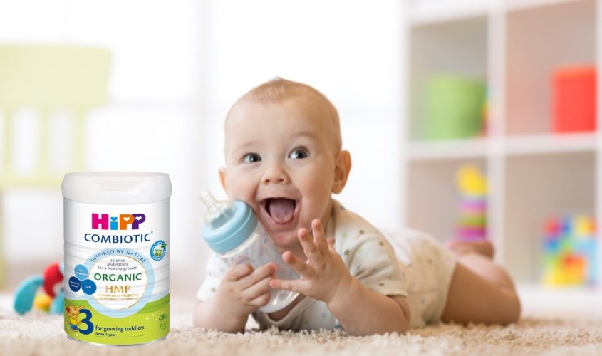 Sữa bột HiPP Organic Combiotic vị nhạt thanh số 3 800g (1 - 3 tuổi)