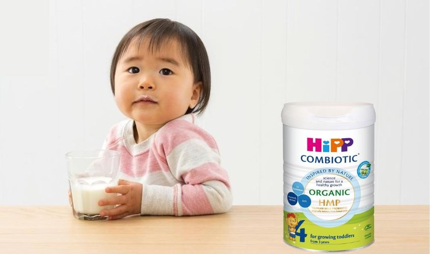 Sữa bột HiPP Organic Combiotic vị nhạt thanh số 4 800g (từ 3 tuổi)