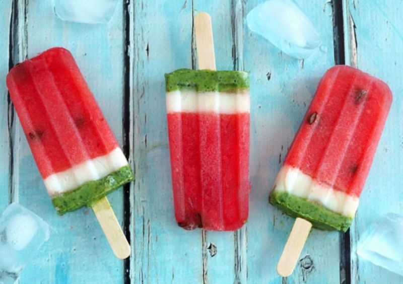 Độc lạ với kem sữa chua dưa hấu