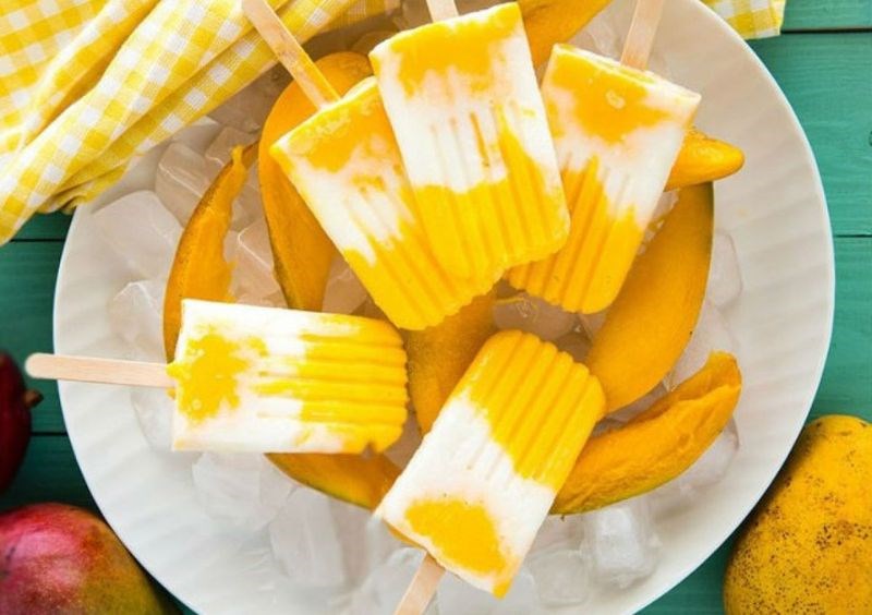 Cách làm kem sữa chua xoài giải nhiệt mùa hè