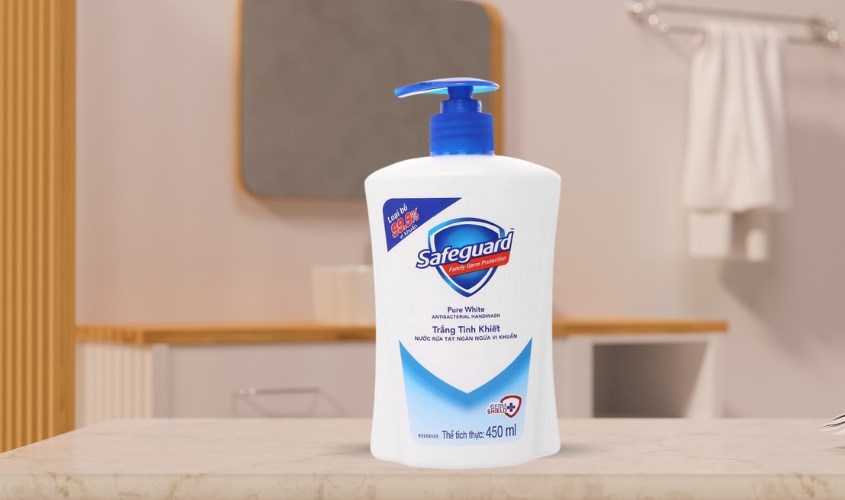 Nước rửa tay Safeguard hương tươi mát chai 450 ml