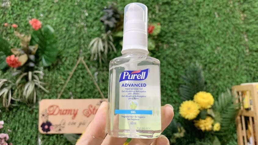 Gel rửa tay khô Purell không mùi chai 60 ml