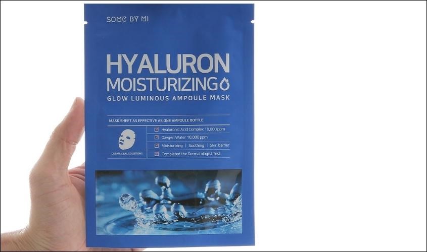 Mặt nạ giấy Hyaluronic Acid cấp ẩm sâu Some By Mi Hyaluron Moisturizing 25g