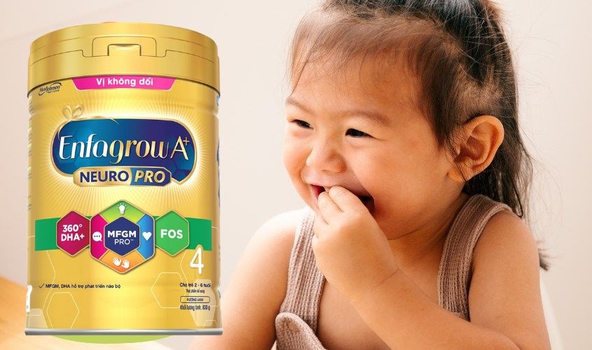 Sữa bột Enfagrow A+ Neuropro số 4 830g (2 - 6 tuổi)
