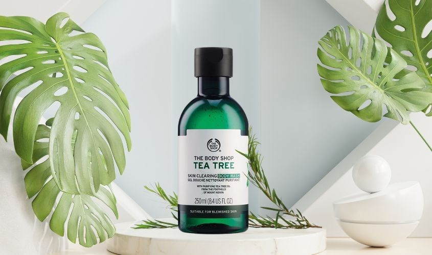 Sữa tắm trị mụn lưng The Body shop Tea Tree