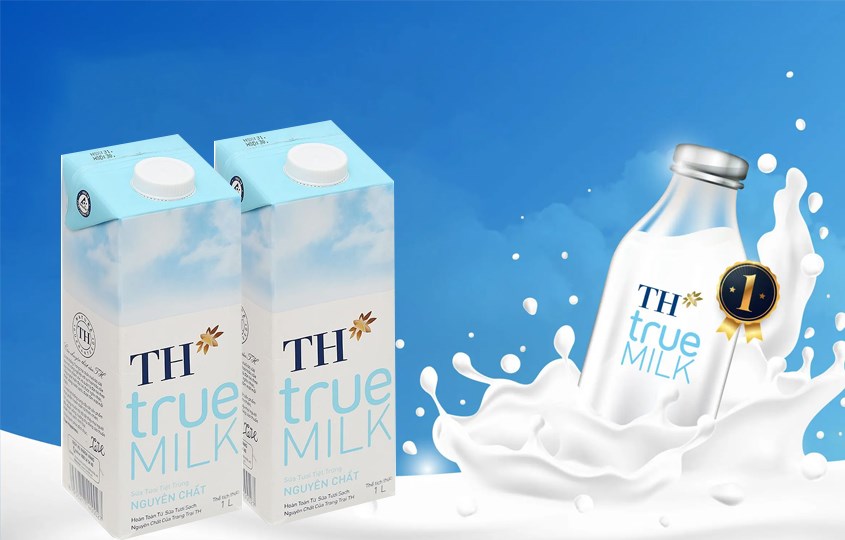 Sữa tươi TH true MILK không đường 1 lít