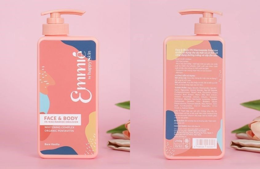 Thành phần trong kem dưỡng trắng Emmié