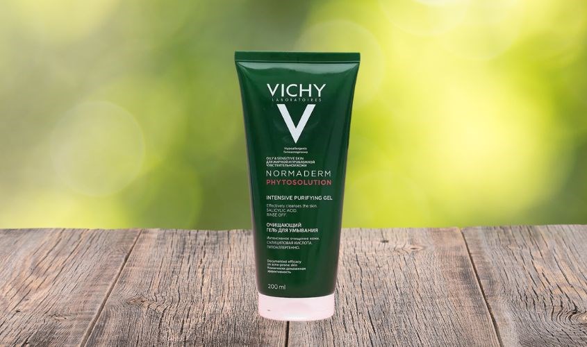Gel rửa mặt làm sạch sâu, giảm bã nhờn cho da dầu mụn Vichy Normaderm Phytosolution 200 ml