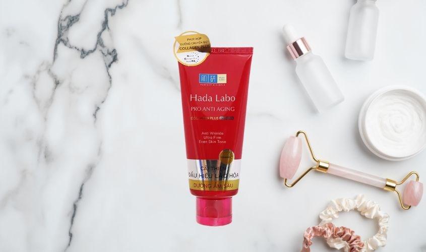 Kem rửa mặt dưỡng chuyên biệt Hada Labo Pro Anti Aging 80g